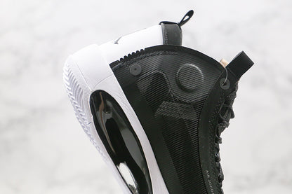 Nike Air Jordan XXXIV 34 Eclipse Black Basketball Sneakers