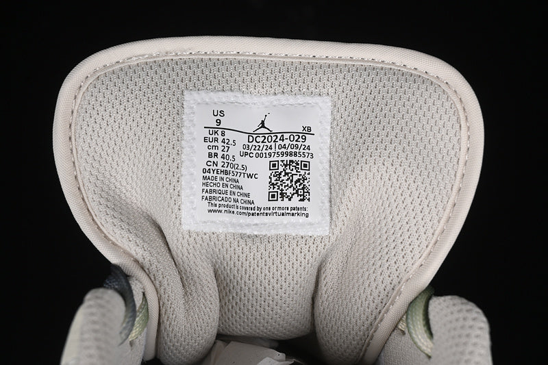 Nike Air Jordan 1 Low Off-White STONE ISLAND White Green Sneakers