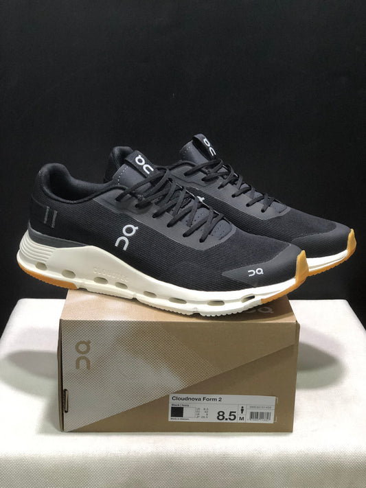 On Running Cloudnova Form 2 Fashionable Casual Running Shoes Black/Ivory