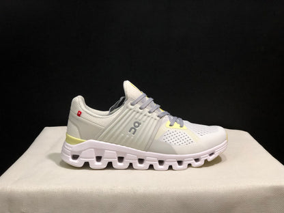 On Running Cloudswift Cushioning Running Shoes Ivory White/Milky Yellow