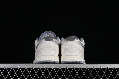 Nike Air Jordan 1 Low Vintage Grey Stealth White Sneakers