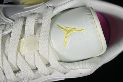 Nike Air Jordan 1 Low Cream Yellow Sneakers