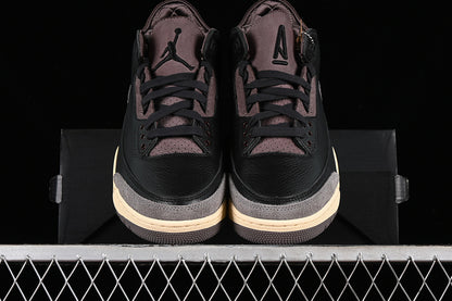 Nike Air Jordan 3 Retro A Ma Maniere Black Flat Pewter Violet Ore Sneakers