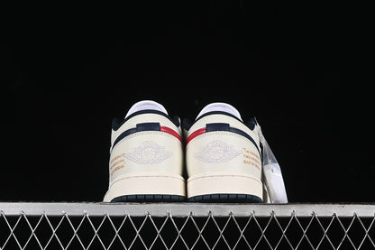 Nike Air Jordan 1 Low Aegean Storm Pale White Sneakers