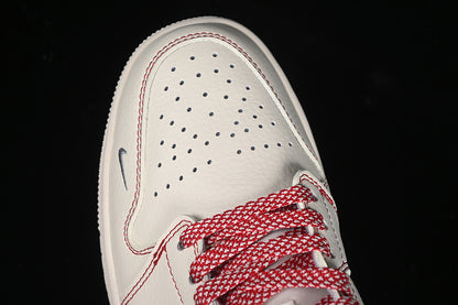 Nike Air Jordan 1 Low Red White Casual Sports Shoes