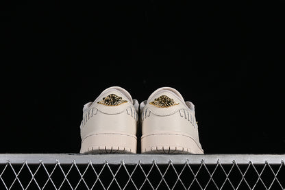 Nike Air Jordan 1 Low Method Of Make Metallic Gold Legende Light Brown Sneakers