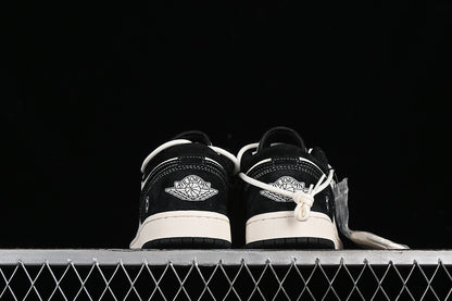 Nike Air Jordan 1 Retro Low Black Sole White Black Sneakers