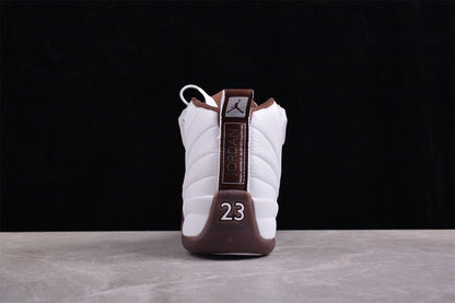 Nike Air Jordan 12 Retro Brown White Sneakers