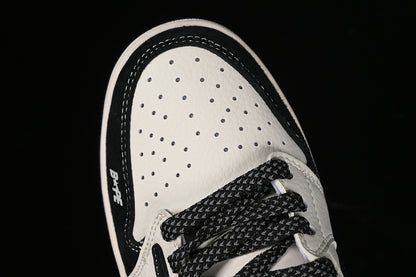Nike Air Jordan 1 Low OG SP Travis Scott Fragment Design BAPE White Black Sneakers