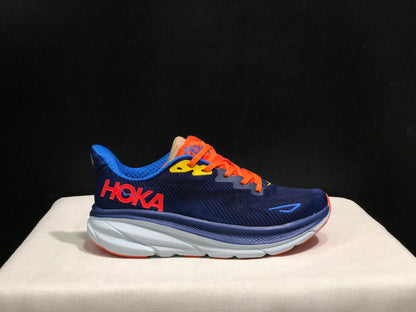 Hoka One One Clifton 9 Running Shoes Athletic Shoes Sneakers Navy
