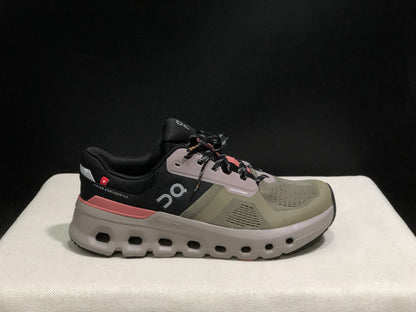 On Running Cloudrunner 2 Mesh Breathable Running Shoes Black/Military Green