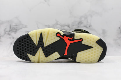 Nike Air Jordan 6 Retro Travis Scott Olive Khaki Green Sneakers