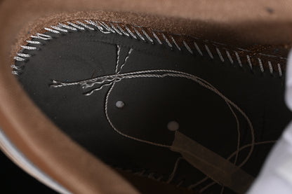 Nike Air Jordan 1 Low Archaeo Brown White Sneakers