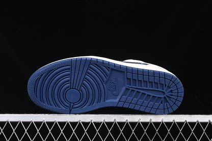 Nike Air Jordan 1 Low White Grey Blue Sneakers