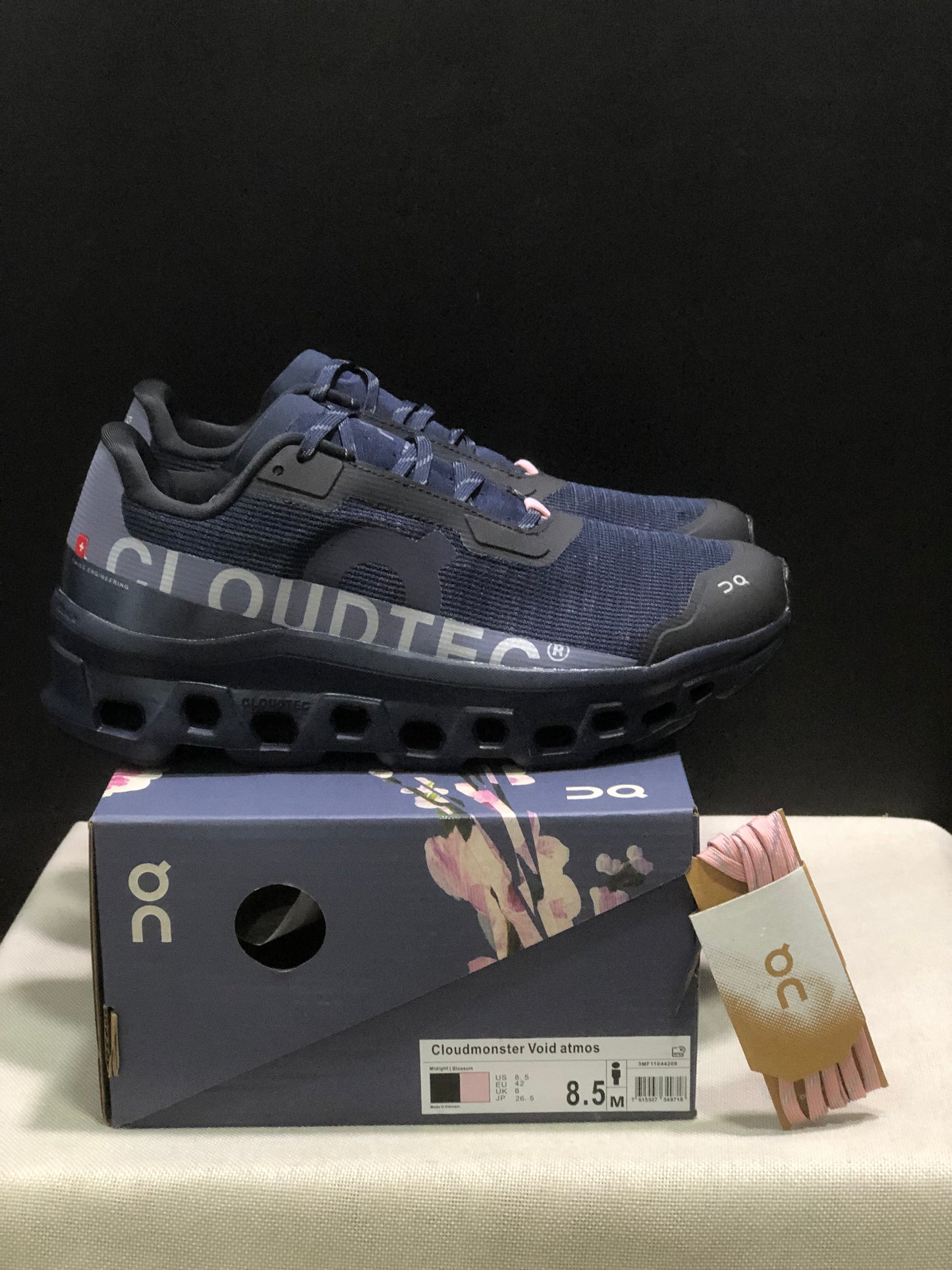 On Running Cloudmonster Void Atmos Limited Edition Casual Running Shoes Dark Blue