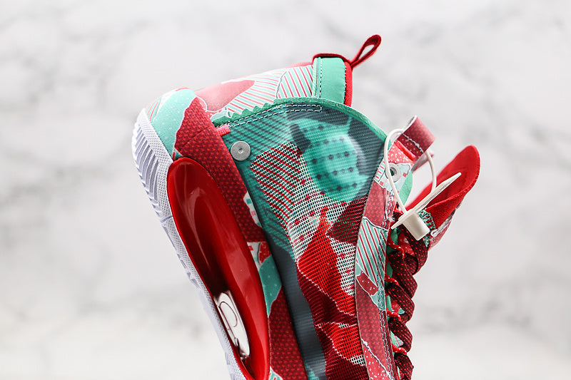 Nike Air Jordan 34 Red Multicolour Sneakers