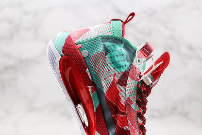 Nike Air Jordan 34 Red Multicolour Sneakers