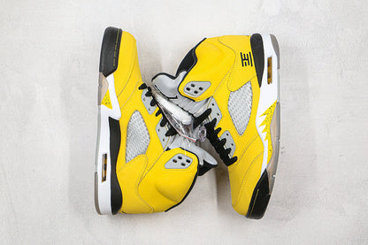 Nike Air Jordan 5 Retro T23 Tokyo Japan Limited Yellow Gray Sneakers
