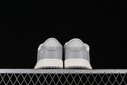 Nike Air Jordan 1 Retro Low OG SP Off-White Travis Scott Fragment Design White Grey Sneakers