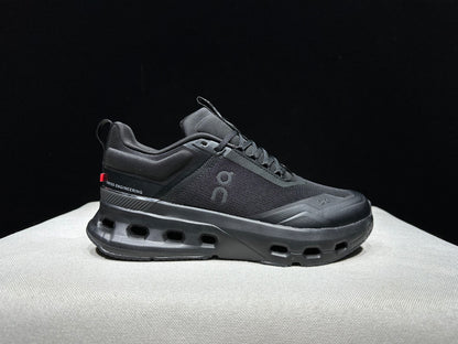 On Running Cloudnova X Comfortable Anti-Slip Running Shoes All Black