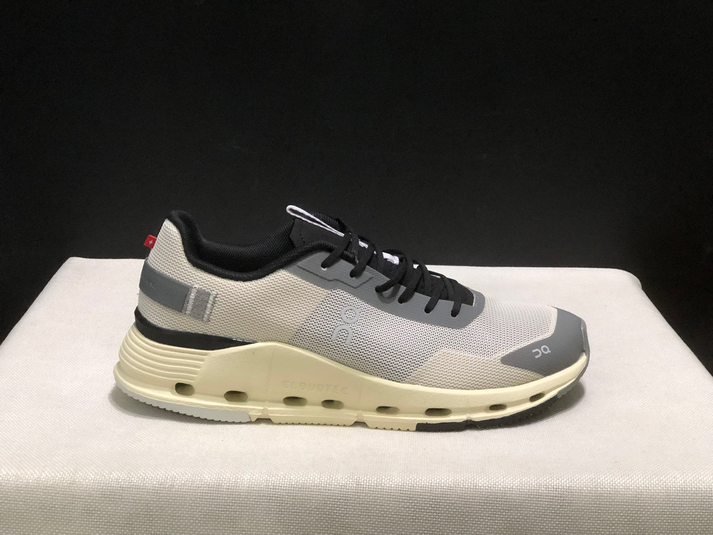 On Running Cloudnova Form 2 Fashionable Casual Running Shoes Fog Grey/Black