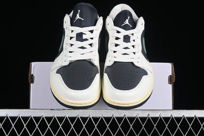 Nike Air Jordan 1 Low Black Anthracite Grey Sail Legend Sneakers