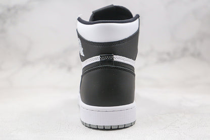 Nike Air Jordan 1 Retro High Grey Sole Black White Sneakers
