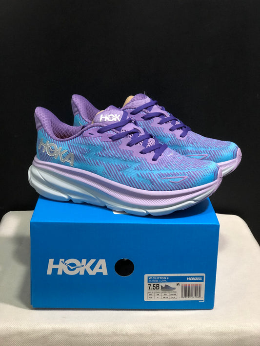 Hoka One One Clifton 9 Running Shoes Athletic Shoes Sneakers Light Purple