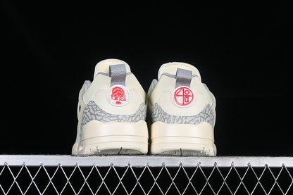 Nike Air Jordan Spizike Low Red Grey White Sneakers