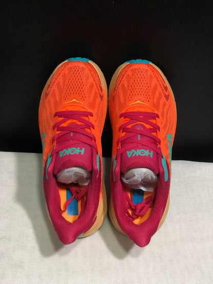 Hoka One One Challenger 7 Shock-absorbing Breathable Running Shoes Sneakers Red