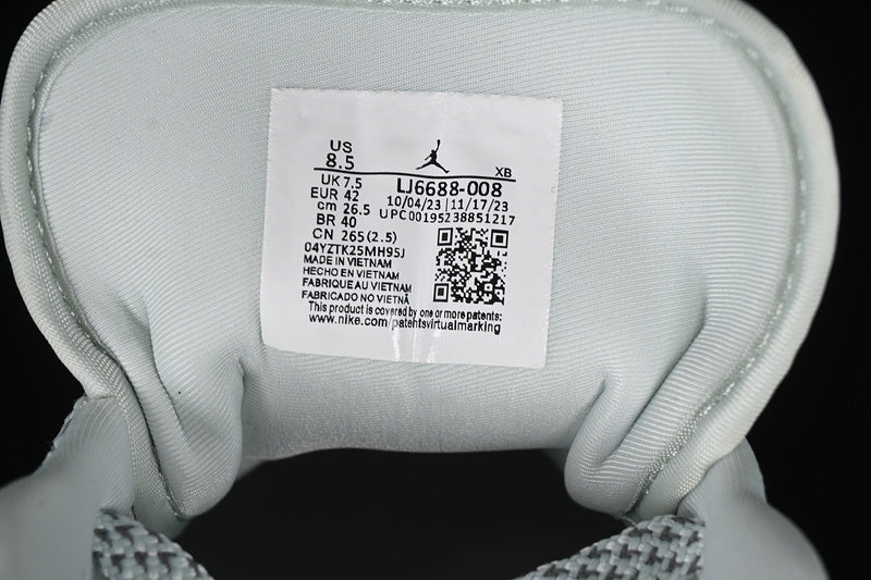 Nike Air Jordan 1 Low Black White Two-Tone Soles White Grey Sneakers