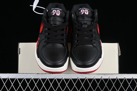 Nike Air Jordan Stadium 90 White Black Red Sneakers