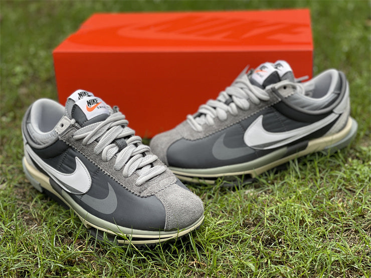 Nike Zoom Sacai Cortez Iron Grey White Light Cream Sneakers