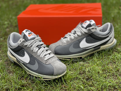 Nike Zoom Sacai Cortez Iron Grey White Light Cream Sneakers