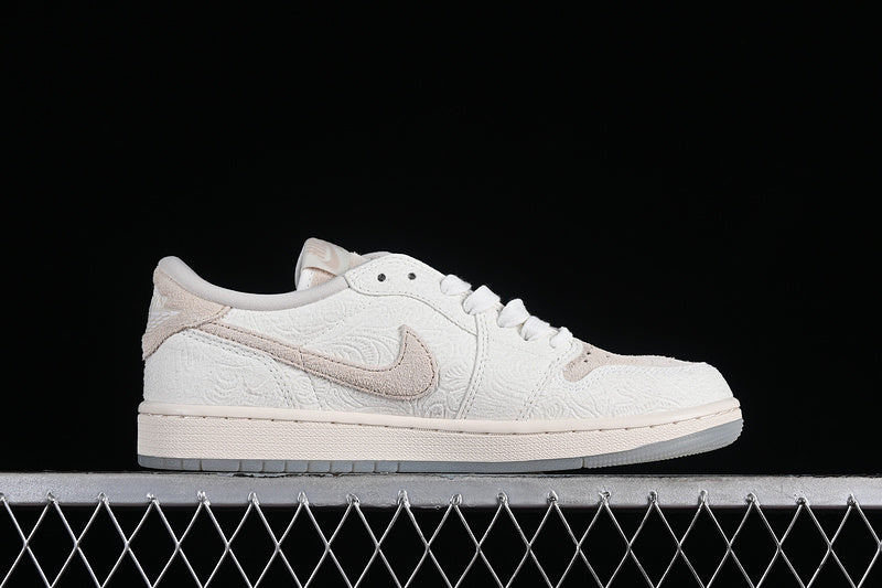 Chris Paul Nike Air Jordan 1 Low OG Light Cream And Sail Sneakers