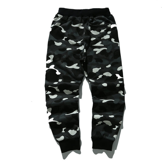 A Bathing Ape Shark Head Luminous Series Pants Spots