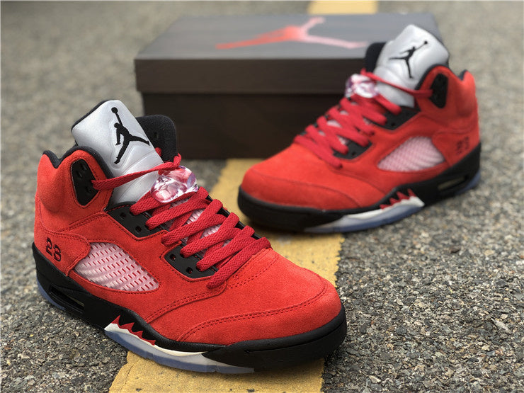 Nike Air Jordan 5 Retro Raging Bulls Red Sneakers