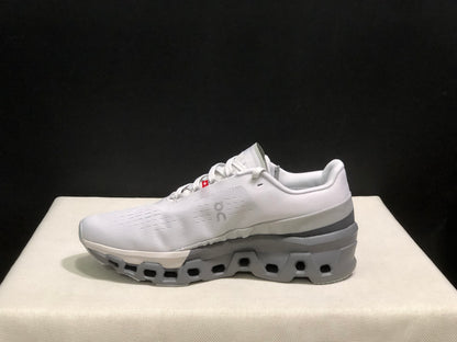 On Running Cloudmonster 2 Shock-Absorbing And Breathable Running Shoes Light Grey
