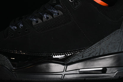 Nike Air Jordan 3 Retro Dark Charcoal Black Sneakers