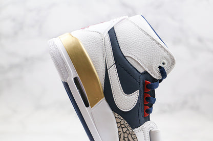Nike Air Jordan Legacy 312 Dream Team Olympic White Navy Red Sneakers