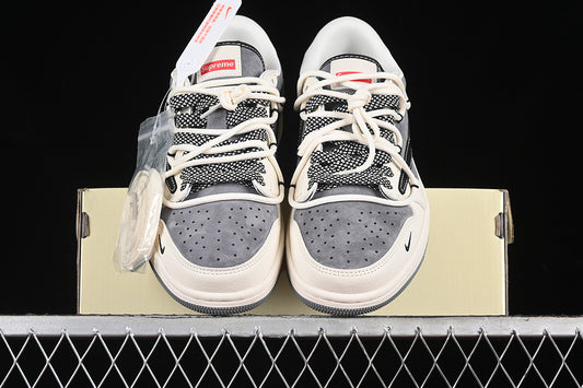 Nike Air Jordan 1 Low OG SP Travis Scott Fragment Design White Grey Black Sneakers