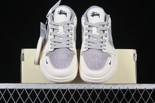 Nike Air Jordan 1 Low Off White Grey Sneakers