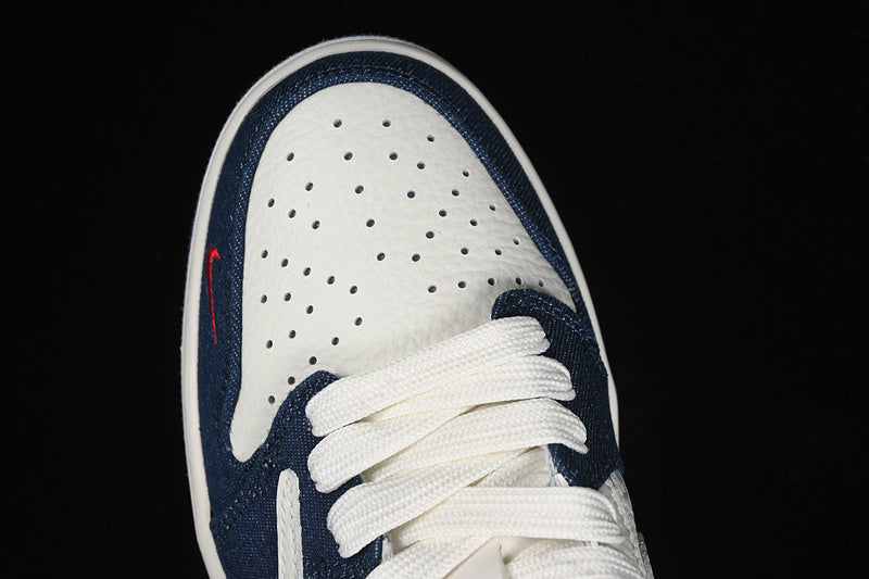 Nike Air Jordan 1 Low Travis Scott  Fragment Design OG Off White Blue Red Sneakers