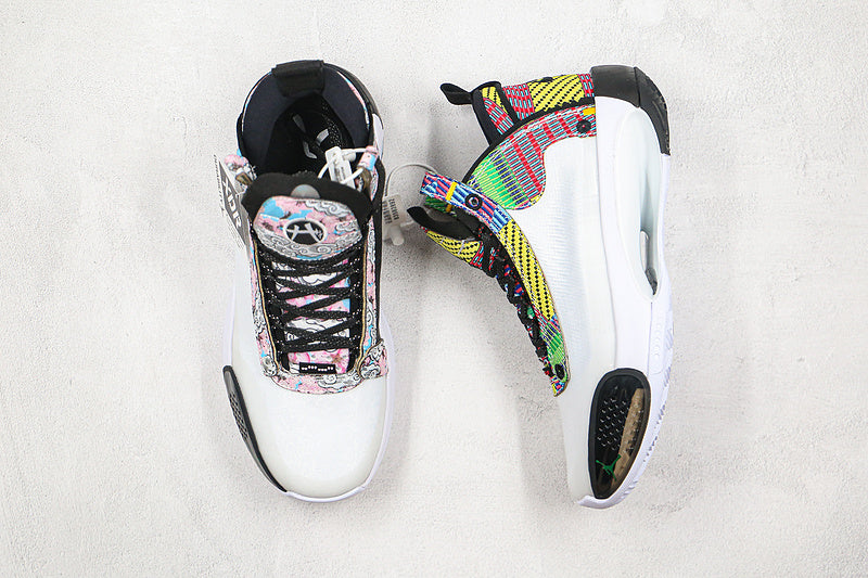 Nike Air Jordan 34 Rui Hachimura Japan Heritage PE Mandarin Duck Sneakers