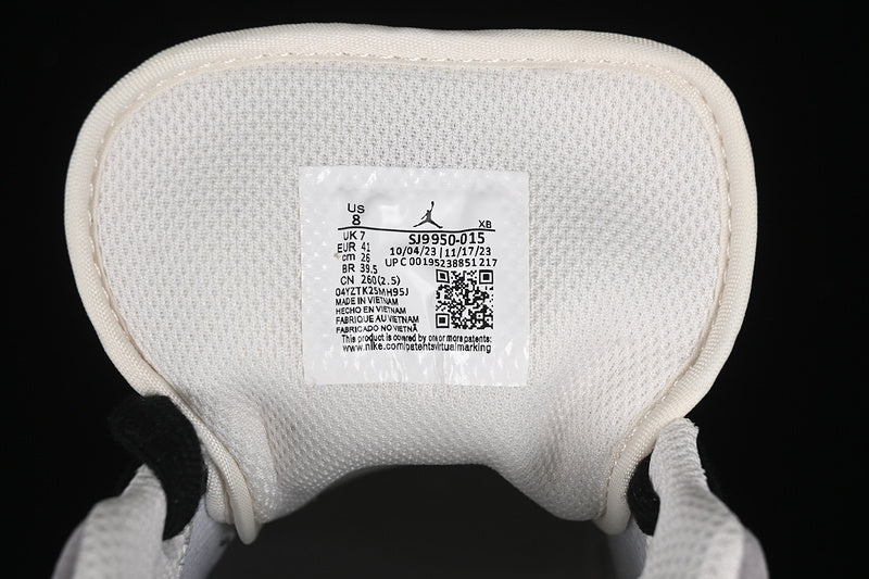 Nike Air Jordan 1 Low White Grey Black Sneakers