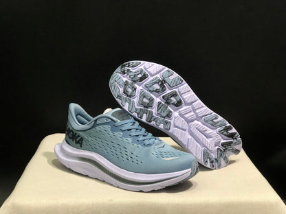 Hoka One One Kawana Cushioning Comfortable Gym Running Shoes Sneakers Light Blue