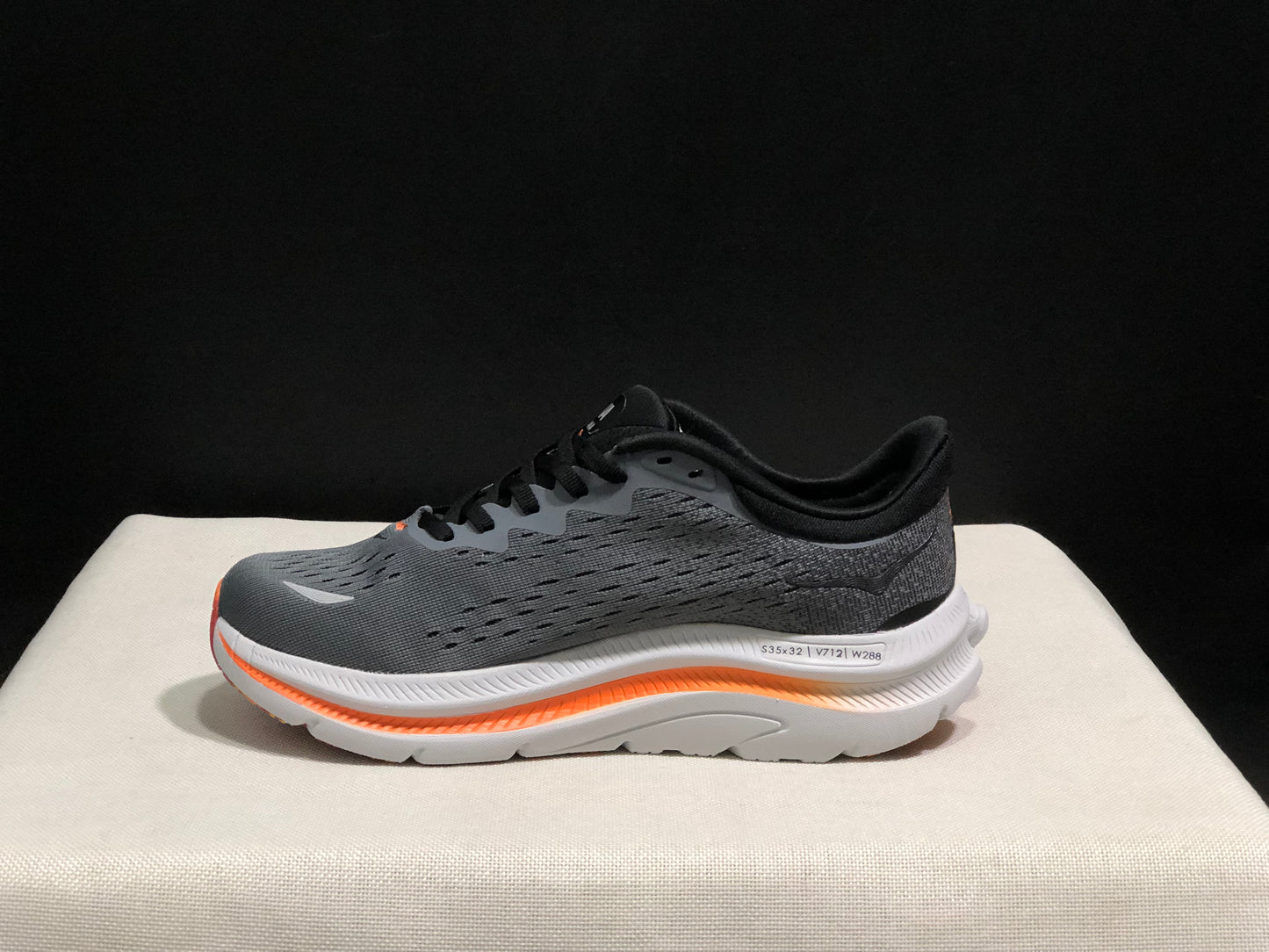 Hoka One One Kawana Cushioning Comfortable Gym Running Shoes Sneakers Gray