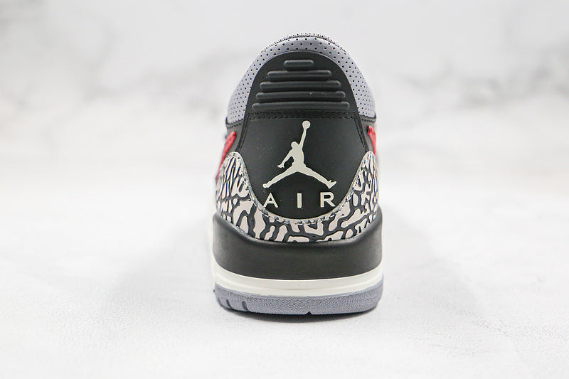 Nike Air Jordan 312 Legacy Bred Low Top Black Red Sneakers