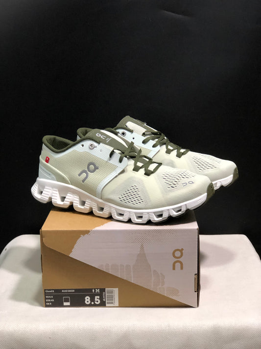 On Running Cloud X Lightweight Running Shoes Aloe Green