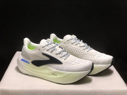Brooks Glycerin Max Comfortable Low-top Running Shoes Grey/Black/Nightlife